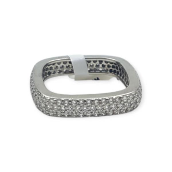 925 Sterling Silver Band for ladies with Beautiful Zerkons